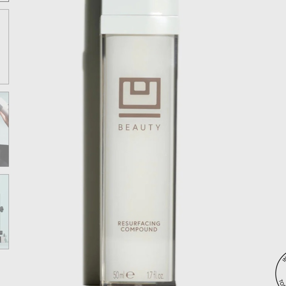 NIB U Beauty duo Resurfacing Compound $228 50ml Jumbo size Sephora